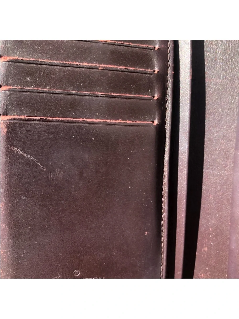 Louis Vuitton Vernis Patent Leather Wallet in Bordeaux Shine